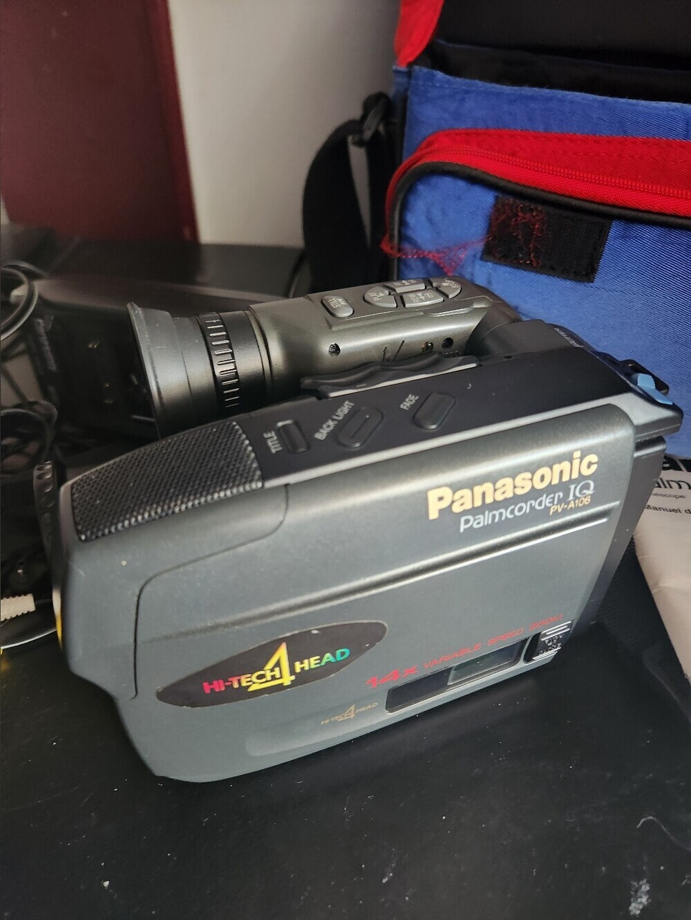 Panasonic Palmcorder IQ PV-A106 VHS-C Camcorder no battery